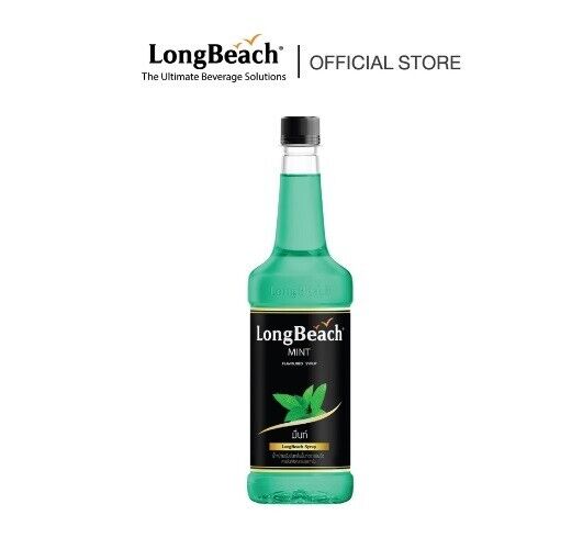 3x LongBeach Mint Syrup concentrated nectar mixed drink Cafe Restaurant Party