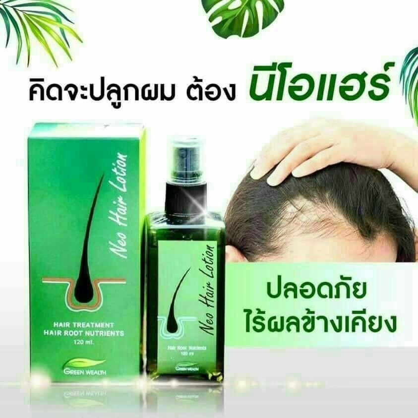 6x Neo Hair Lotion Root Treatment Nutrients for Loss Hair, Longer Hair 120 ml