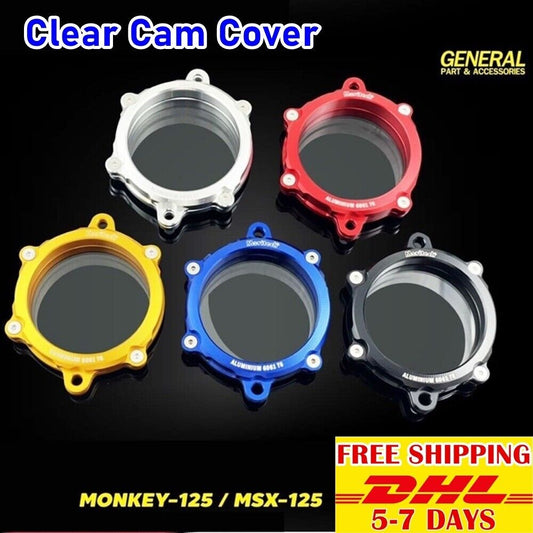 Clear Timing Chain Cover For Honda Monkey Grom 125 Moritech Aluminum 2018 2023