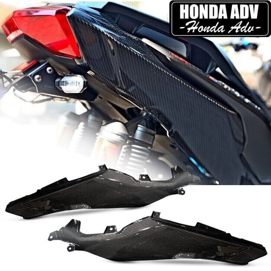 REAR TAIL CARBON SIDE PANEL COVER FRAME TRIM FAIRING FOR HONDA ADV 150 2019-2023