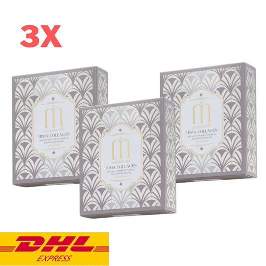 3x Maharanee Hima Collagen Powder Anti-aging Wrinkles Bright Younger Skin Health