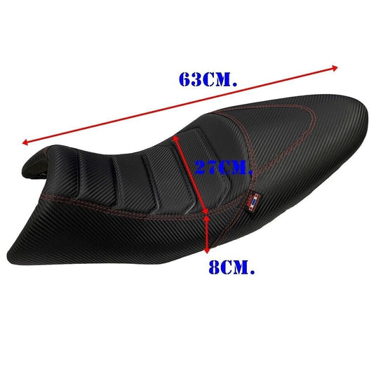 Kawasaki z 125 pro br125 replacement full seats unit seat red stitch 2017-2022