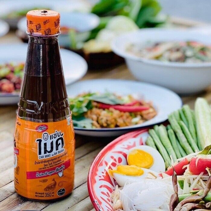 3x Zab Mike Pla Ra Som Tum Fish Sauce Thai Lao Esan Chili Plaste Spicy Seasoning