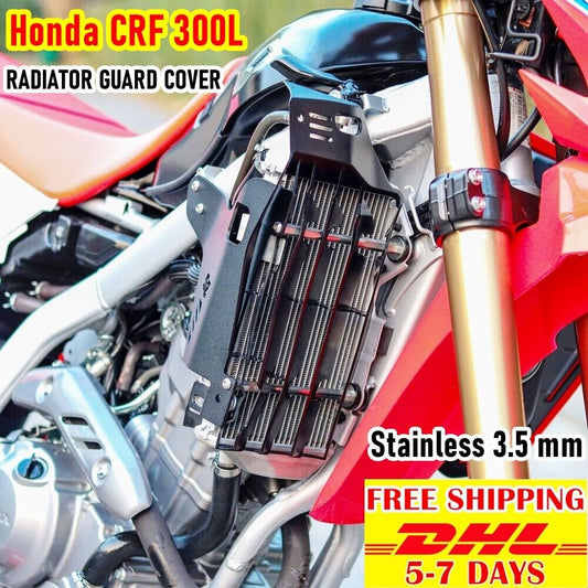 RADIATOR GUARD COVER For HONDA CRF 300L PROTECTOR FAIRINGS ZERO Stainless 3.5 mm