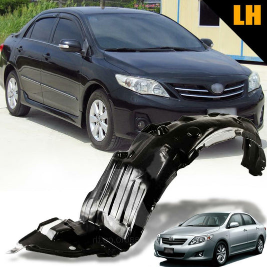 Black Inner Fender LH Left Side For Toyota Corolla Altis 2008-2013 Sedan