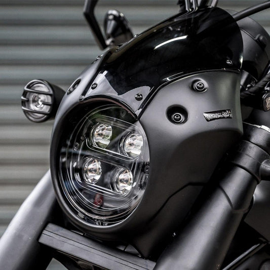 Windshields Fairing Headlight Cover Cowl Bike Fit Honda Rebel Cmx 300 500 21-22