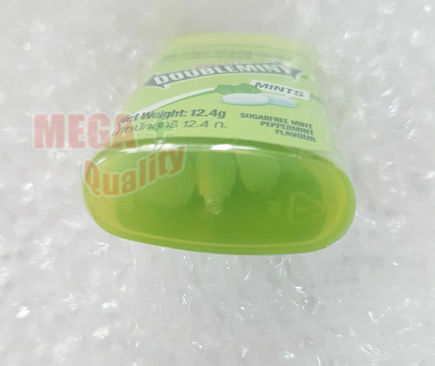 10x WRIGLEY s Doublemint Candy Sugar Free Peppermint Flavored 12.4g (20 Pellets)