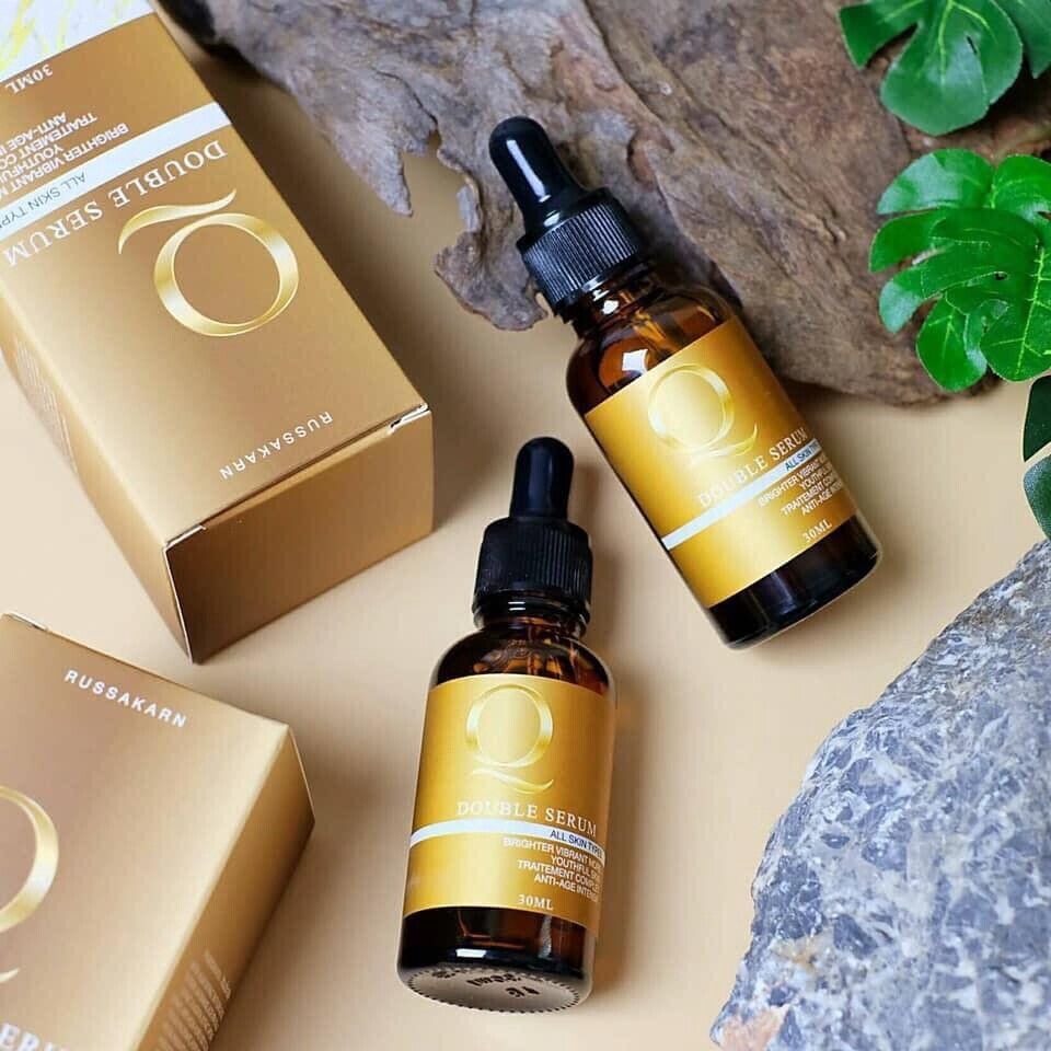 10x Q Double Serum Younger Skin Anti-Aging Brightening Reduce Dark Spot 30 ml