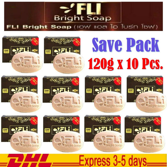 10x FLI Herbal Soap with Legendary Herb soap 9 Thai Herbal Properties Aura 120g