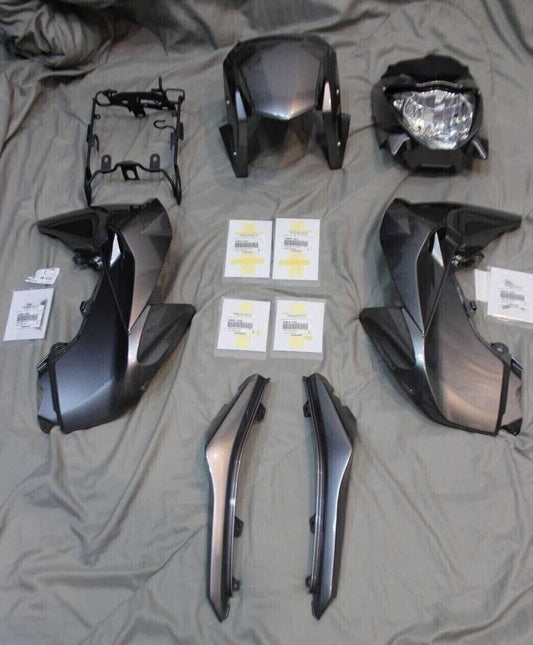 KAWASAKI Z125 pro OEM Stock plastics color Z125 Fairings (GRAY)