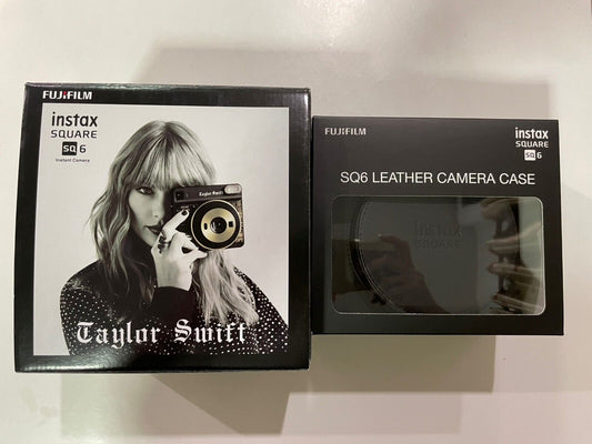 (MINT) Fujifilm Instax Taylor Swift Edition Square SQ 6 Camera with Leather Case