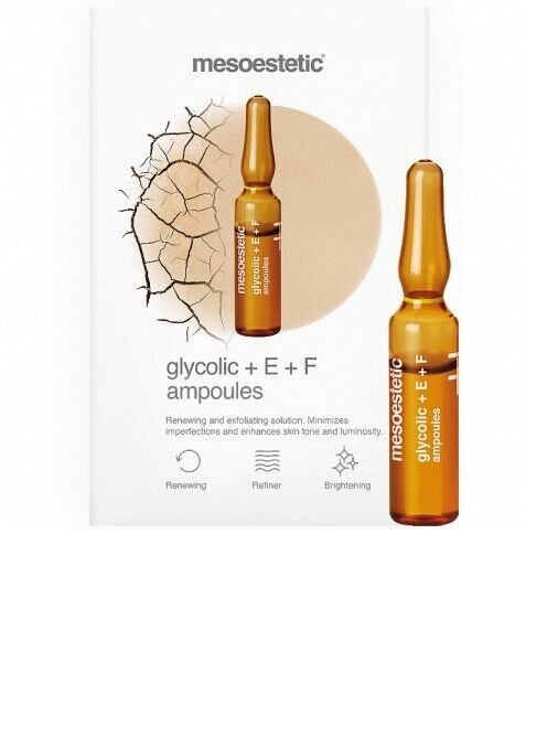 Mesoestetic Glycolic+E+F Ampoules 10 x 2ml #ibea