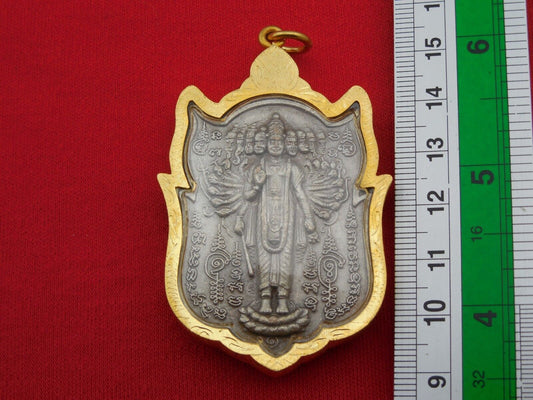 Lord Krishna Hindu God Magic Talisman Diamond Armor Luck Thai Pendant Amulet