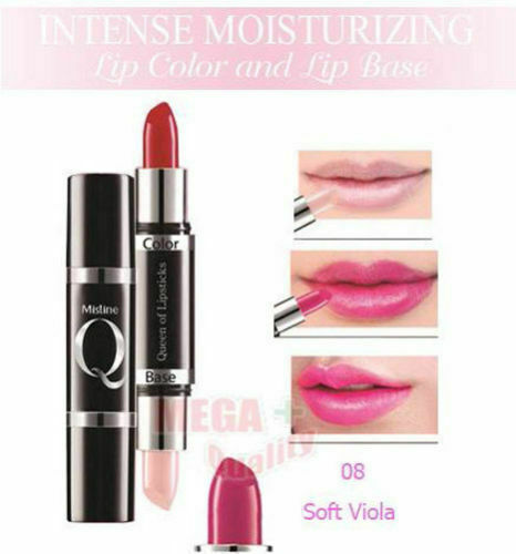 Mistine Queen of Lipsticks Perfect Lip Colors and Base # 08 Soft Viola 2.9g