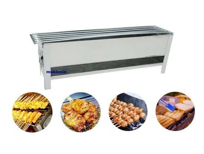 Thai Moo Satay Grill Stove BBQ Steak Traditional Style Charcoal Smoke Oven 24"