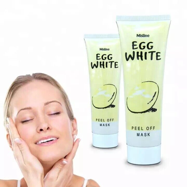 3X Mistine Egg White Whitening Poreless & Anti-Blackhead Peel Off Facial Mask