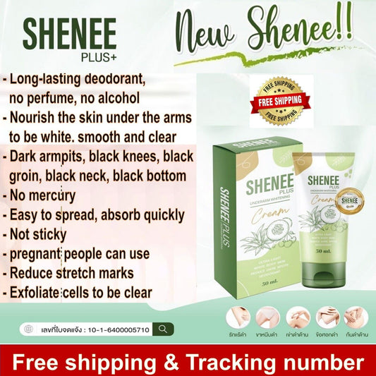 Shenee Armpit Deodorant Dark Underarm Body Odor Legs Knees Radiant Skin 50ml