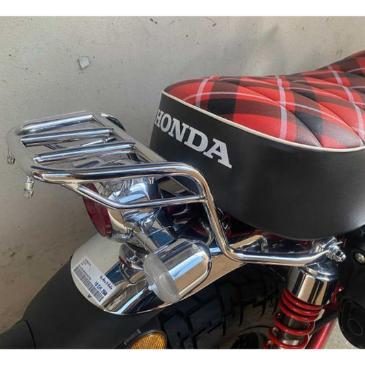 Rear Rack Tail Matte Chrome Luggage Carrier For Honda Z125 Monkey 125 2018-2022