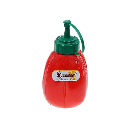 Tomato Shape Sauce Squeezer Plastic Bottle Ketchup Dispenser with Lid for Dining
