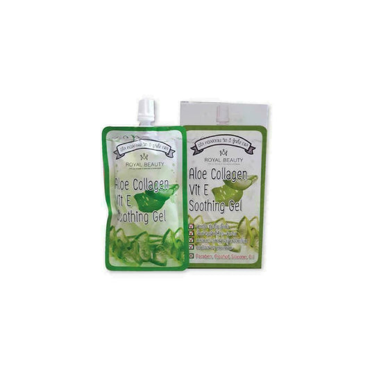Royal Beauty Aloe Collagen Vit E Soothing Gel 40 g x 6