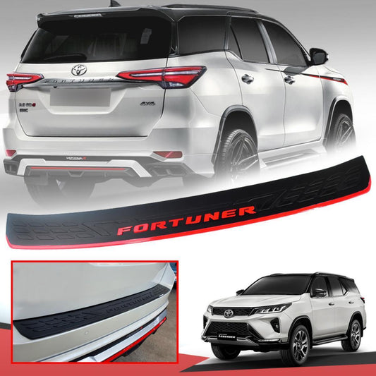 Scuff Plate Rear Bumper Guard Cover For Toyota Fortuner 2019-22 SUV Matte Black