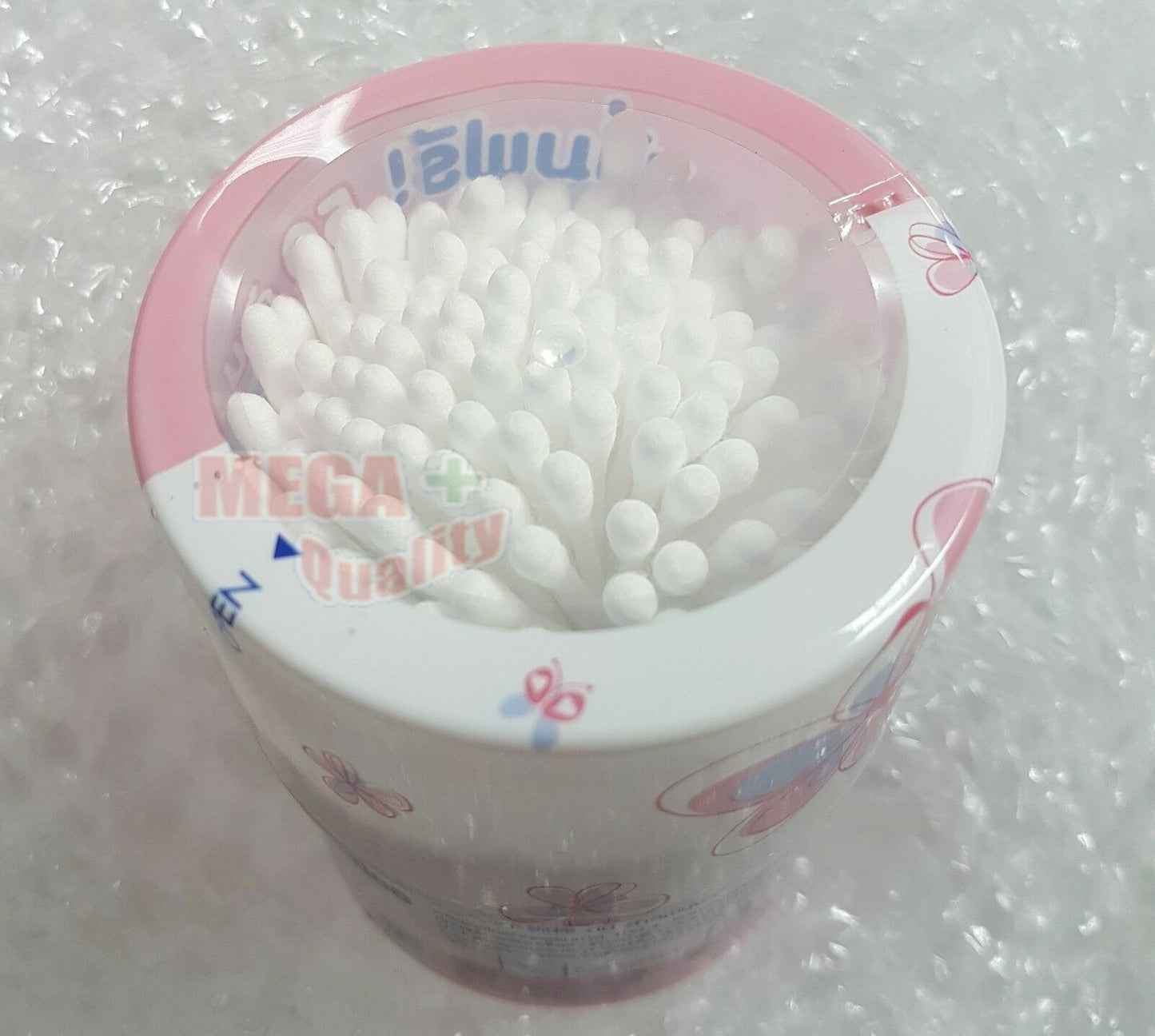 D-nee Purified Cotton Buds 100% Pure Cotton Makeup Swab Cosmetic Ear 100 Sticks