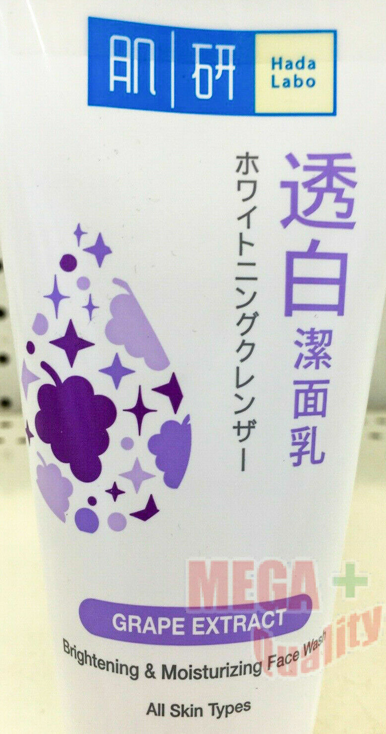 100g. Hada Labo Brightening And Moisturizing Face Wash Foam Grape Extract
