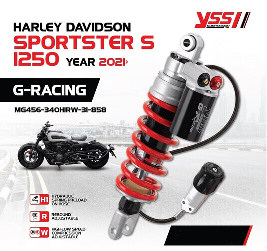 YSS HARLEY DAVIDSON SPORTSTER 1250 S 2021 2022 SHOCK