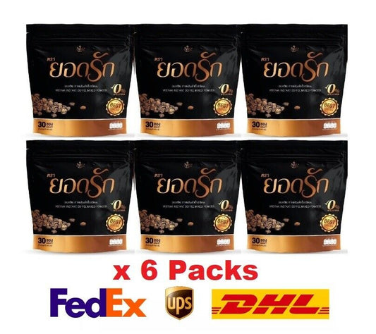 6xYodrak Instant Coffee 0%sugar, trans fat, cholesterol 80 calories/sachets Slim