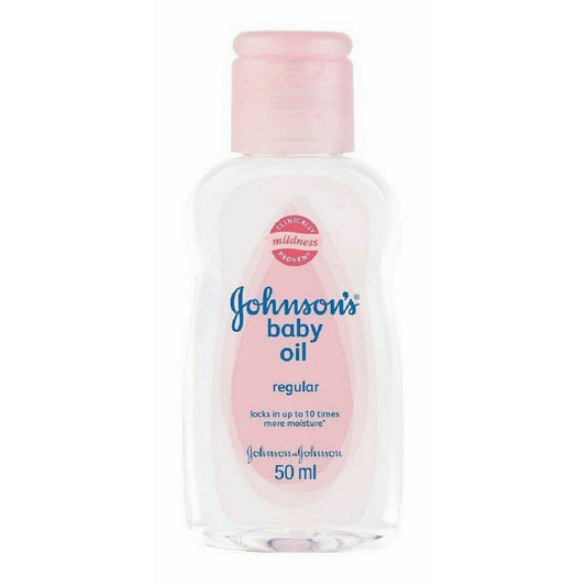 50ml Johnson's Baby Oil Pink Moisturizes Baby's Gentle Formula Lotion Beauty