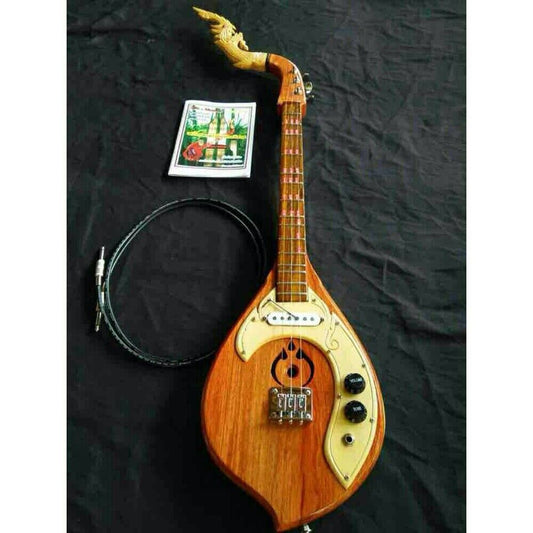 Electric Acoustic Harp Pradu Wood Beautiful Traditional Musical Hand made Craft