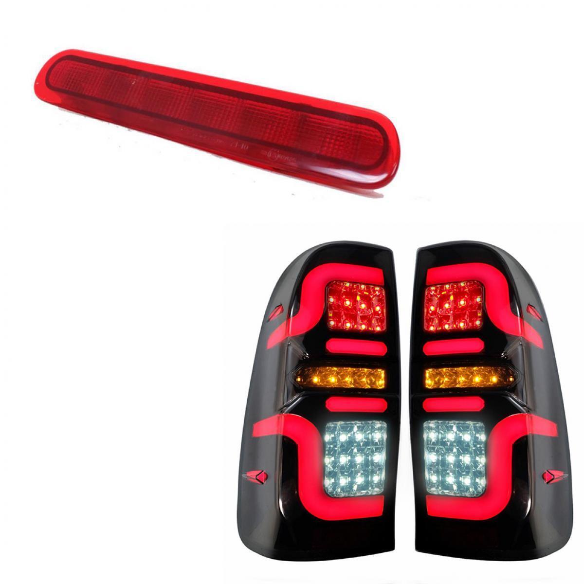 FOR TOYOTA HILUX SR5 MK6 MK7 PICKUP 2005-2014 SET LR TAIL LAMP LED BRAKE LIGHT