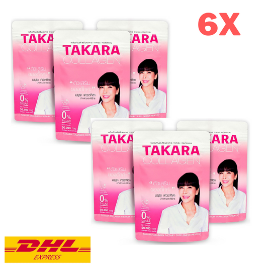 6x Takara Collagen 50000mg Younger Skin Reduce Wrinkles Nourish Bones Hair Nails