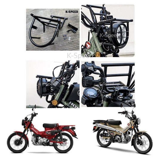 Metal Headlight Luggage Carrier Set For Honda CT125 Hunter Cub 2020 - 2023