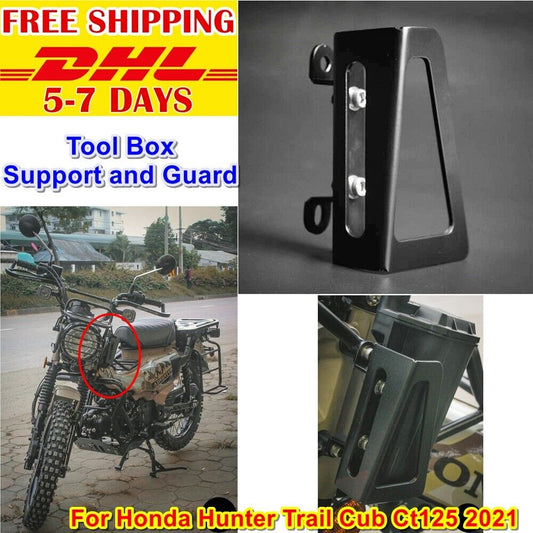 Tool Box Support and Guard For Ct125 Honda Hunter Cub 2021 125 Trail Side DHL