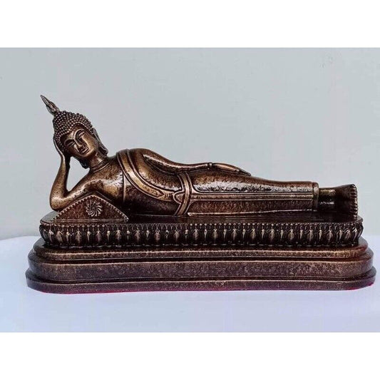 Reclining Buddha Statue Mixed Powerful Leklai Talisman Thai Buddha Amulet