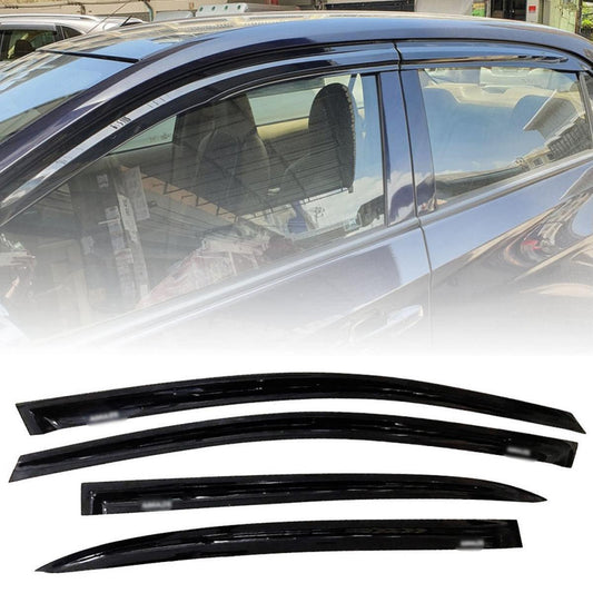 Rain Visor Windshield Sun Guard Cover Gloss Black For Honda Brio Amaze 2012-2019