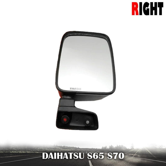 Right RH Side Door Mirror Black Fit Daihatsu Hijet 850 1000 S65 S70 S75 Pickup