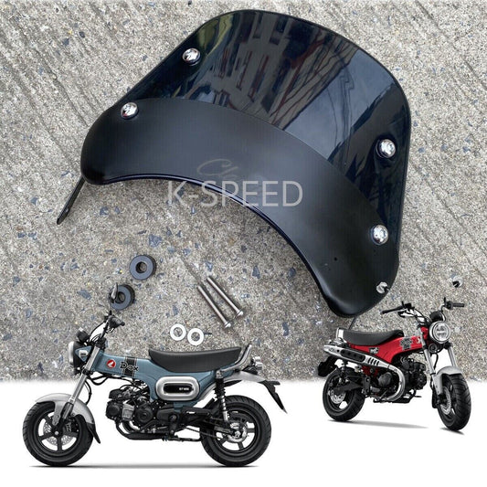 Smoke Windshield Windscreen Headlight Guard Fits Honda DAX125 ST125 2022 - 2023