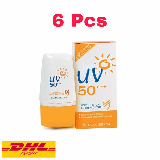 6x Eliza Helena Sunscreen Cream UV Expert 50+++ Moisture Protect UVA UVB 30 g