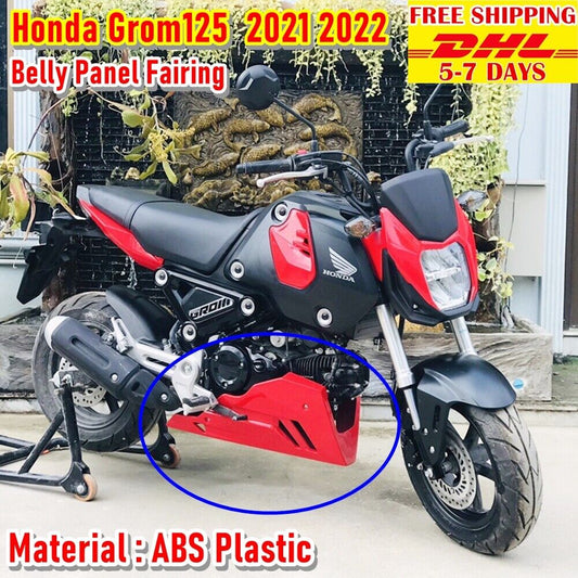 Belly Panel Fairing Pan Cover For Honda Grom Msx 125 Sf 2021 2022 Body Kit Side