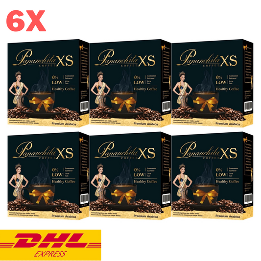 6x Pananchita Coffee XS Instant Mix Weight Control Slim Healthy Control Hunger
