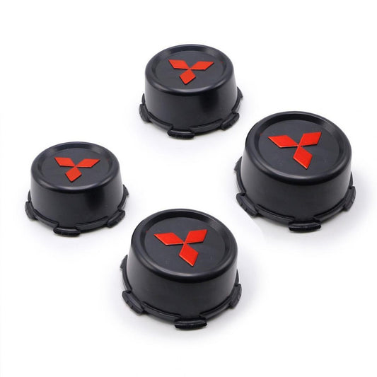 4 PCs Black Wheel Cap Center Hub Fit Mitsubishi L200 Mighty Max 1987-1996 Pickup