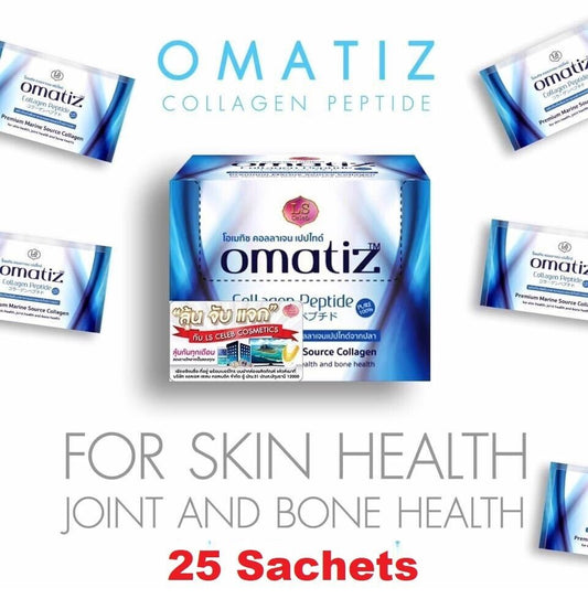 Omatiz Collagen Peptide marine fish for Skin Health Joint Bone Nails 25 sachets