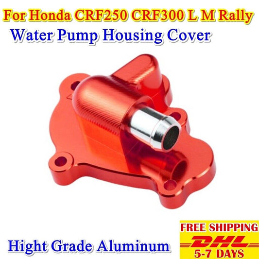 P4 Red Water Pump Housing Cover For Honda CRF 250 300 M L Rally Aluminum CNC