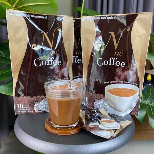 N Ne Instant Espresso Coffee Powder Weight Control Slimming No Sugar 30 sachets