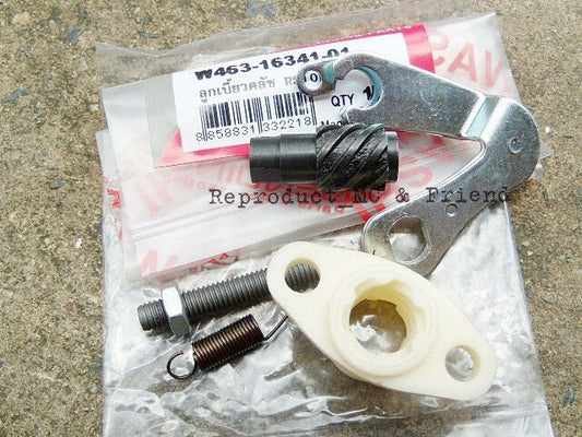 Yamaha RS100 RS125 Clutch Push Screw + Housing and Lever New