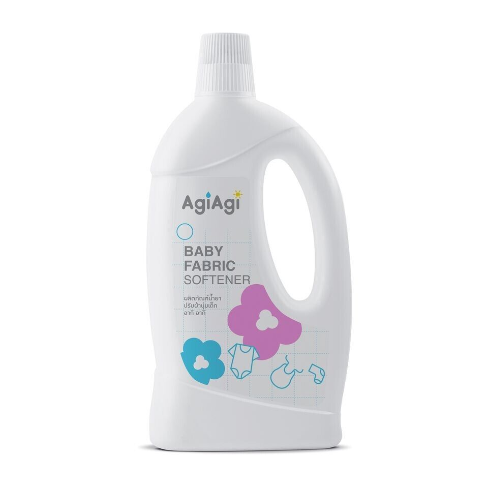AgiAgi Baby Fabric Wash x2 +Softener x1 Kids Clothes Laundry Detergent 750ml