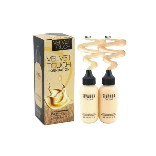 SIVANNA COLORS Velvet Touch Concealer Liquid Foundation HF674 #20 SPF25 PA+++