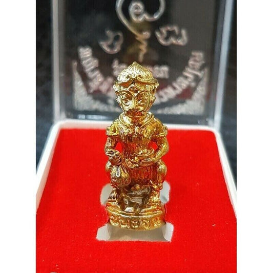 Phaya Si Hu Ha Ta 4 Ears 5 Eye Deva God Avartar Win Poor LP Mian Amulet Talisman
